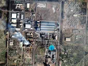 Космический снимок города Аль-Каим, фото с сайта www.isis-online.org Космический снимок города Аль-Каим, фото с сайта www.isis-online.org