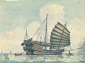 Китайский корабль. Иллюстрация с сайта georgeglazer.com Китайский корабль. Иллюстрация с сайта georgeglazer.com