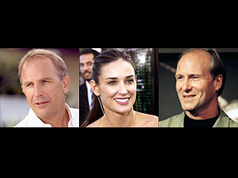 Кевин Костнер, Деми Мур и Уильям Херт. Фотографии с сайта imdb.com  Кевин Костнер, Деми Мур и Уильям Херт. Фотографии с сайта imdb.com