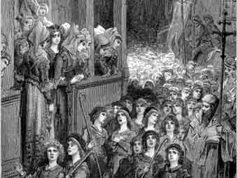 Гюстав Доре. "Детский крестовый поход". Иллюстрация с сайта wikipedia.org Гюстав Доре. "Детский крестовый поход". Иллюстрация с сайта wikipedia.org