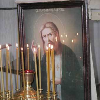 Икона святого в храме Серафима Саровского. Фото с сайта "К 100-летию канонизации"  Икона святого в храме Серафима Саровского. Фото с сайта "К 100-летию канонизации"