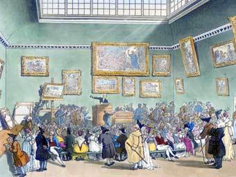 Торги Christie's в XIX веке. Иллюстрация с сайта bl.uk Торги Christie's в XIX веке. Иллюстрация с сайта bl.uk