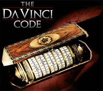 Фрагмент постера к фильму "Код да Винчи"  Фрагмент постера к фильму "Код да Винчи"