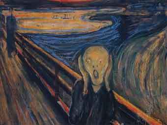 Фрагмент "Крика". Репродукция с сайта ucd.ie Фрагмент "Крика". Репродукция с сайта ucd.ie