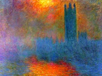 Клод Моне "Здания парламента в Лондоне". Репродукция с сайта ibiblio.org Клод Моне "Здания парламента в Лондоне". Репродукция с сайта ibiblio.org