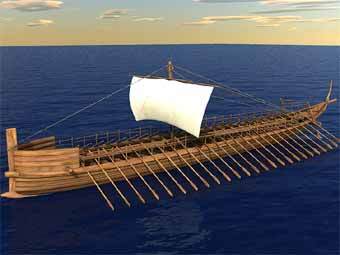 Модель корабля "Арго". Иллюстрация с сайта volos-city.gr Модель корабля "Арго". Иллюстрация с сайта volos-city.gr